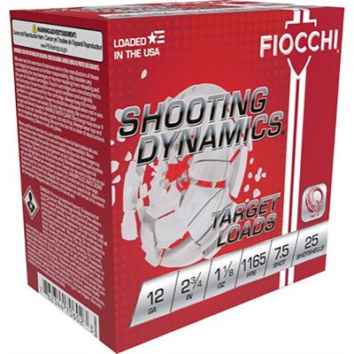SHOOTING DYNAMICS 12GAUGE 2-3/4'' 1-1/8OZ #7.5 SHOT 25/BOX