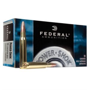 FEDERAL POWER SHOK 7MM-08 REM 150GR SP 20/BX