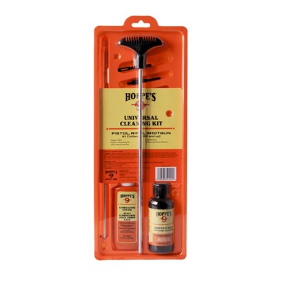 HOPPE'S RIFLES & SHOTGUN CLEANING KIT WITH ROD