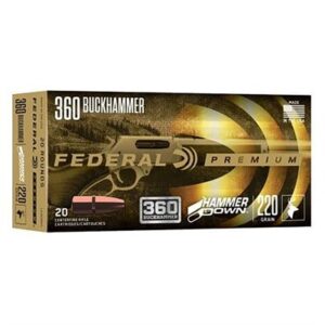 HAMMERDOWN 360 BUCKHAMMER 220GR BONDED SOFT POINT 20/BOX