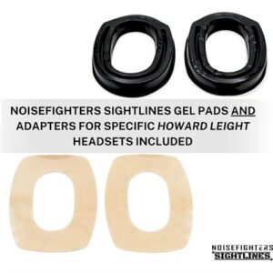 SIGHTLINES ADAPTER PLATES FOR HL IMPACT SPORTS BLACK
