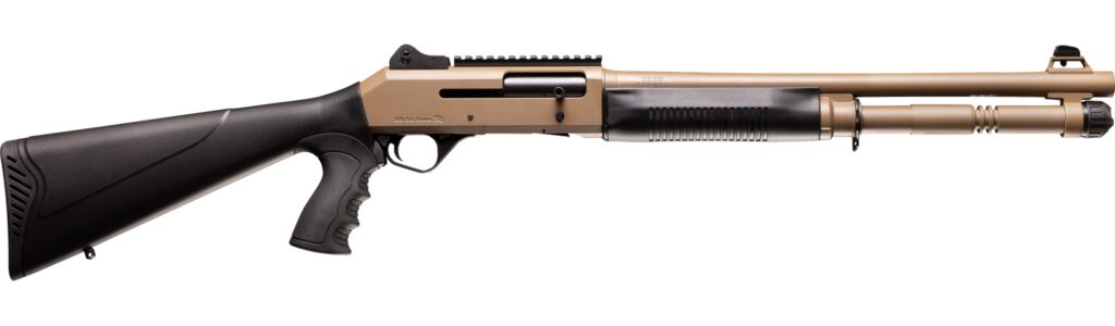 Four Peaks Imports 12073 AKSA Arms S2 12 Gauge 3″ 5+1 28″ Chrome Plated 7075-T6 Aluminum Receiver Black Synthetic Stock | USA Gun Store