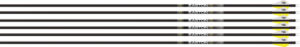 EASTON ARROW 5.0 340 2" BLAZER - HALFOUT INSERT 6PK