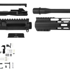 TacFire SSRK9MM16LPK AR Build Kit Sports South Exclusive 9mm Luger AR-15 Black Nitride Steel 1/2"x36