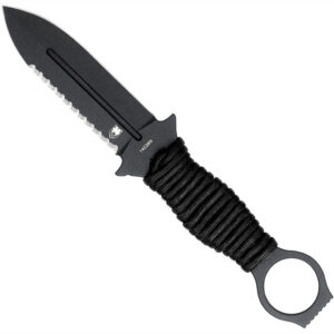 CobraTec Ringed Claymore Dagger Fixed Blade Black