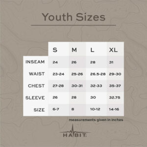 Habit Youth Bear Cave Long Sleeve Tee Realtree APX Youth Large