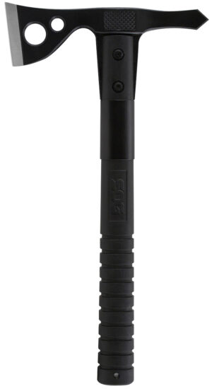 S.O.G SOGF06TNCP FastHawk  2" Blade 420HC SS Blade Black Side Hammer Checkering w/"SOG" GRN Handle 12.50" Long Tomahawk