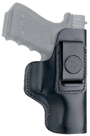 DeSantis Gunhide 031BA85Z0 Insider  IWB Black Leather Belt Clip Fits 1911 4-5" Barrel Right Hand