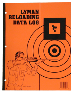 LYMAN RELOADER'S LOG BOOK - 50 PAGES