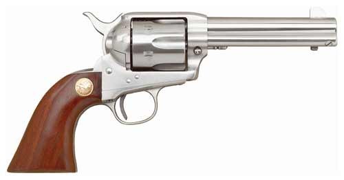 CIMARRON P-MODEL 38SPL/357MAG – PW 4.75″ FS STAINLESS WALNUT | USA Gun Store