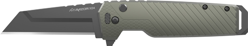 OUTDOOR EDGE RAZOR XD4 3" - FOLDER EDC GREEN UTILITY BLAD