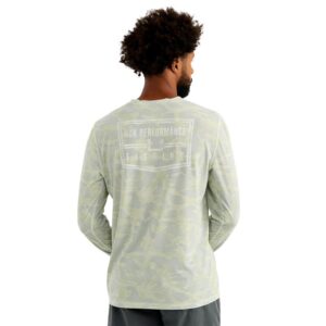Huk Drift Performance Long Sleeve Shirt Pale Algae S