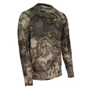Muddy Base Layer Crew Long Sleeve Shirt Veil Canyon Grey L