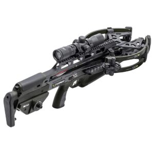 Tenpoint TRX 26 Compact Reverse-Draw Crossbow ACUslide MAXX RangeMaster 100 Scope Black