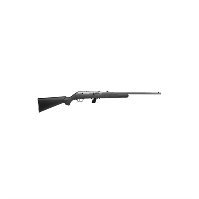 Savage Arms 31000 64 FSS 22 LR Caliber With 10+1 Capacity, 21″ Barrel, Matte Stainless Metal Finish, Matte Black Synthetic Stock & No AccuTrigger Right Hand (Full Size) | USA Gun Store