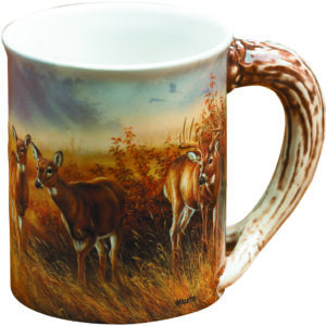 Wild Wings Sculpted Mug Meadow Mist Whitetail