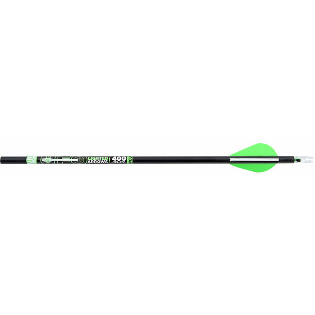 30-06 UFO Lighted Carbon Arrow Green 30 in. 500 3 pk.