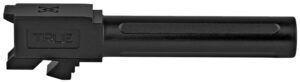 True Precision Inc TPG19BXBL Glock  9mm Luger 4" Fluted Black Nitride Stainless Steel, Fits Glock 45/19X/19 Gen1-5