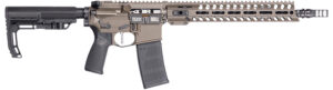 Patriot Ordnance Factory 02050 Minuteman  300 Blackout 30+1 13.75" Black Nitride Barrel/ Patriot Brown Cerakote Aluminum Receiver Picatinny Rail