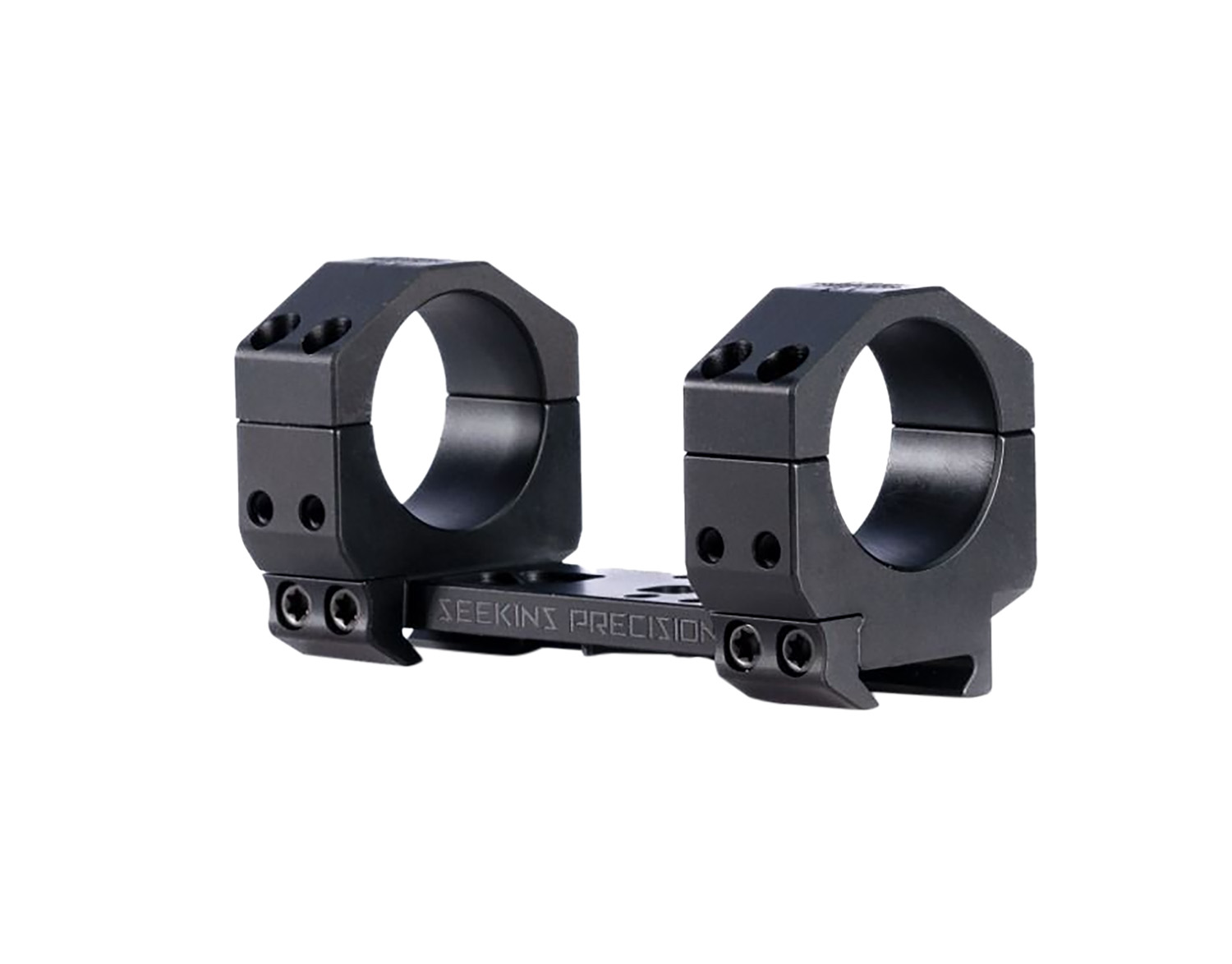 Seekins Precision 0010650112-F Precision Mount Black 7075 Aluminum 30mm Tube