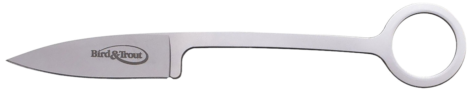 Cold Steel CS20BTJ Bird & Trout 2.25" AUS-8A SS Plain Drop Point Bead Blasted Blade, 4.06" Bead Blasted AUS-8A SS Handle