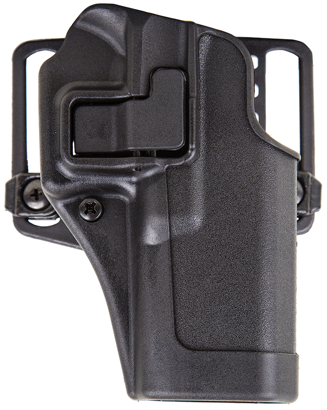 Blackhawk 410502BKL Serpa CQC OWB Size 02 Matte Black Polymer Belt Loop/Paddle Compatible w/Glock 19/23/32/36/45 Left Hand