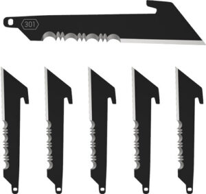 OUTDOOR EDGE 3" UTILITY W/ - SERRATIONS REP BLADES 6-BLADES