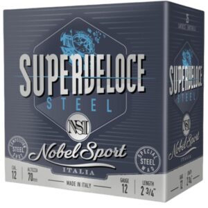 Nobel Target Steel Shotshells 12 ga 2-3/4" 1oz 1378 fps #7 25/ct