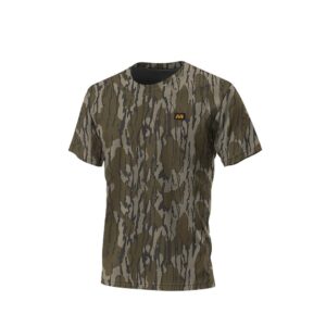 Muddy DV8 Ambush Lightweight Short Sleeve Shirt Mossy Oak Bottomland XL