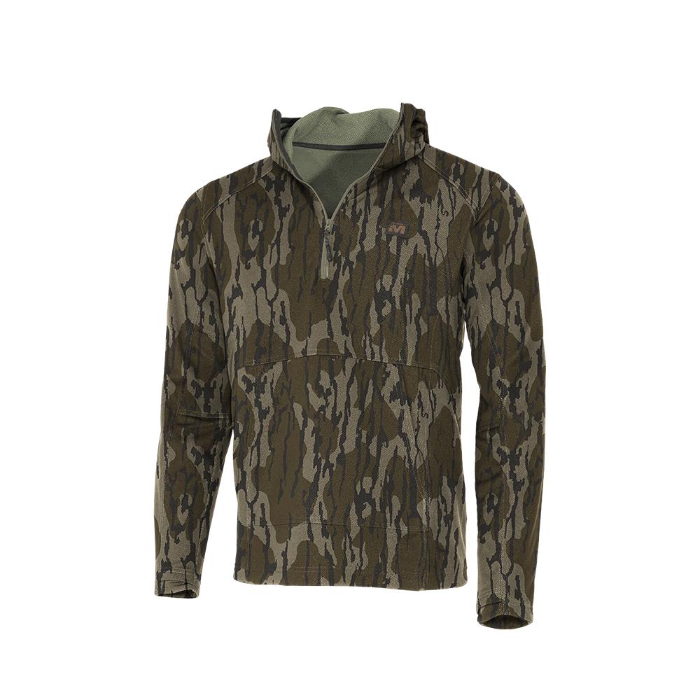 Muddy DV8 Quest Midweight Quarter Zip Hoodie Mossy Oak Bottomland S