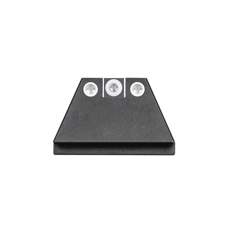 Night Fision Suppressor Height Night Sight Set White Front White Back for Glock