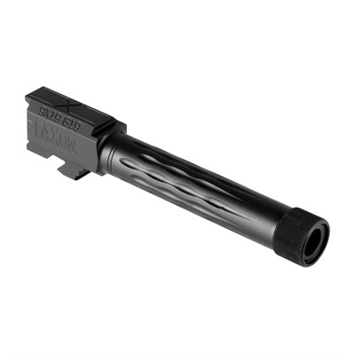 MATCH 9MM THREADED FLAME BBL FOR GLOCK-19 GEN 1-4 BLACK