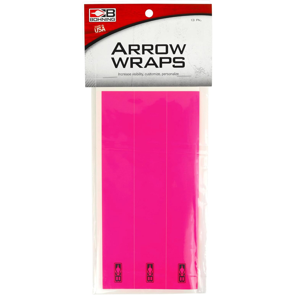 Bohning Arrow Wraps Standard 5.5 in. Hot Pink 13 pk.