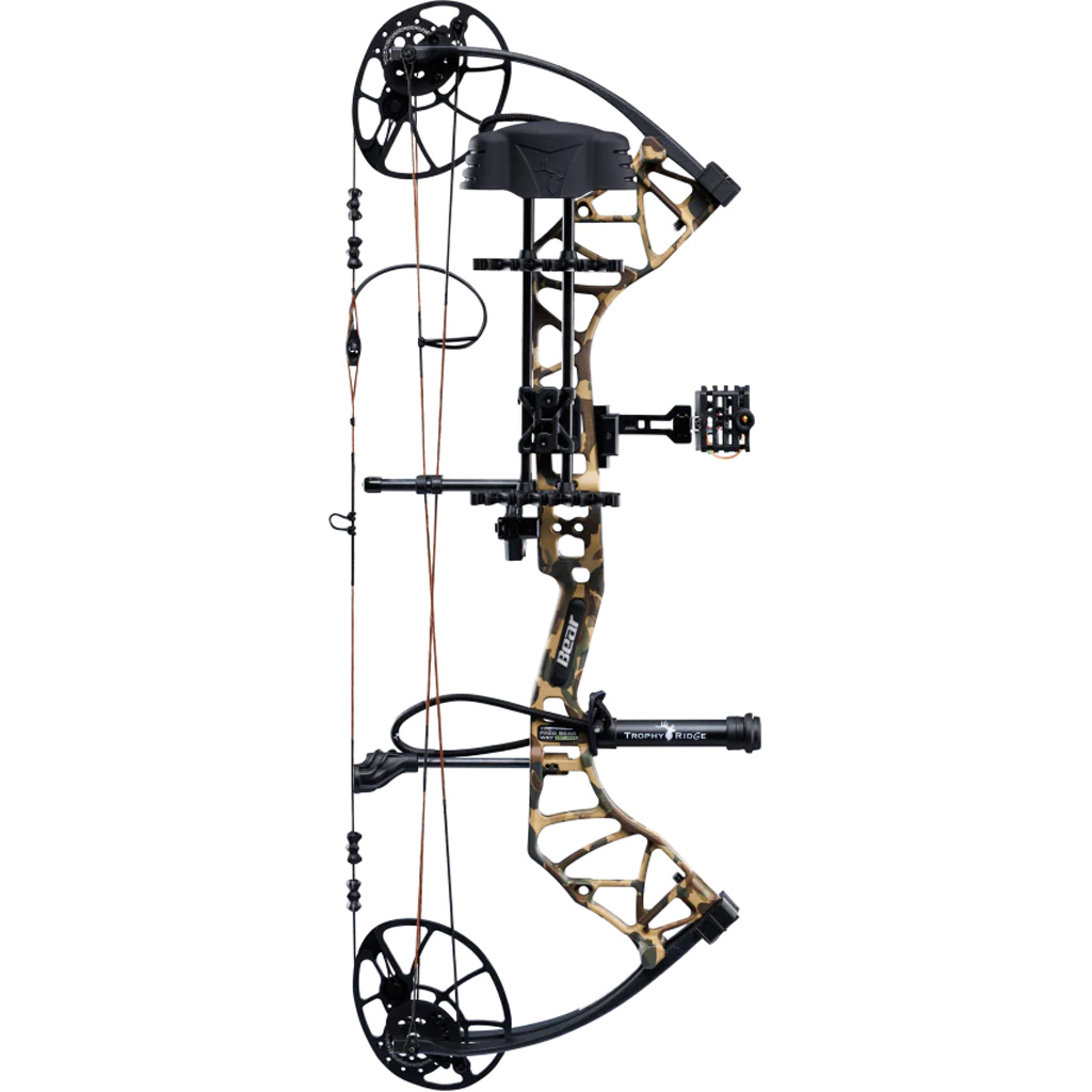 Bear Legit MAXX RTH Bow Package Fred Bear Camo/Black 10-70 lbs. RH