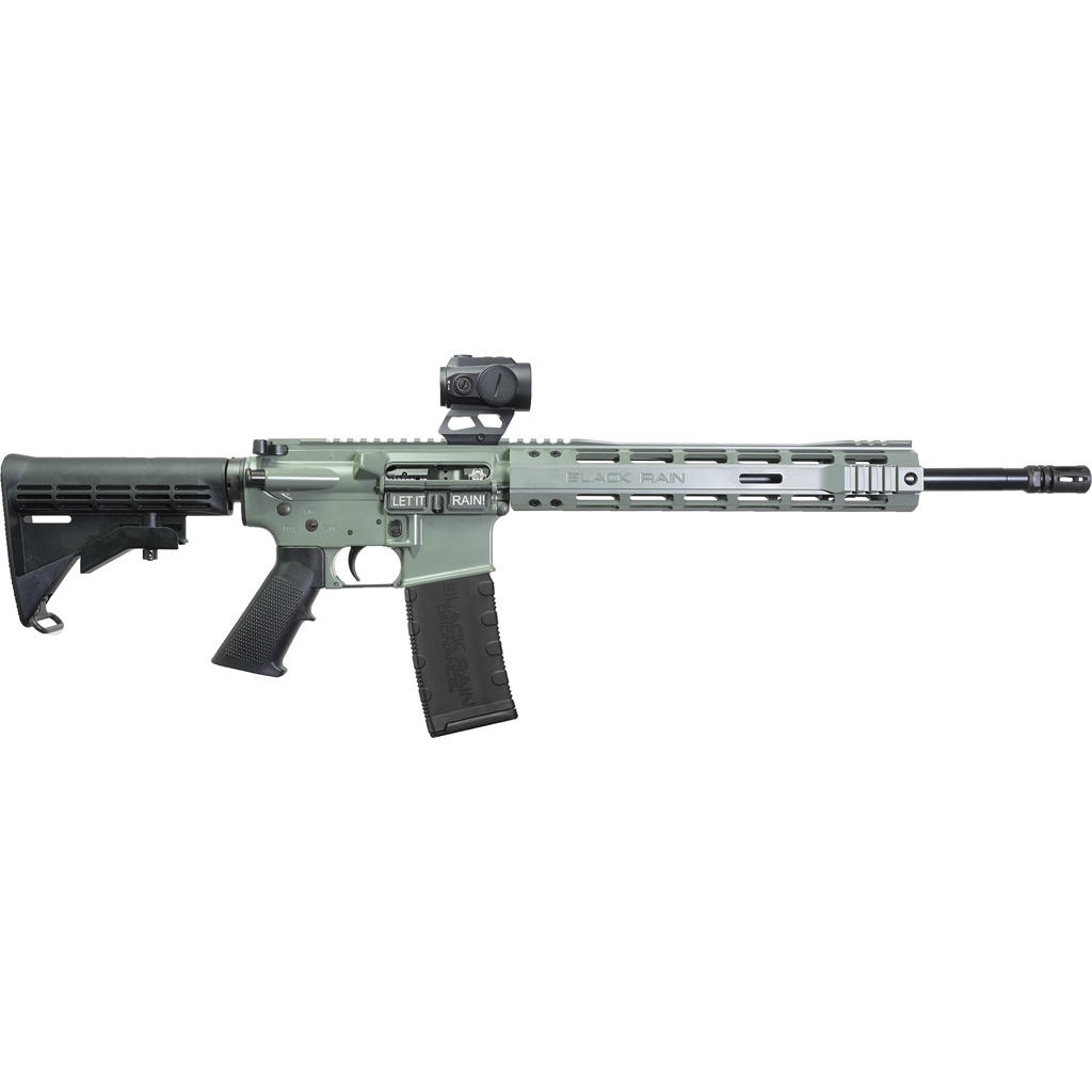 Black Rain Ordnance Spec-15 Sport Rifle 5.56 16 in. Jungle Green w/ ZeroTech Optic
