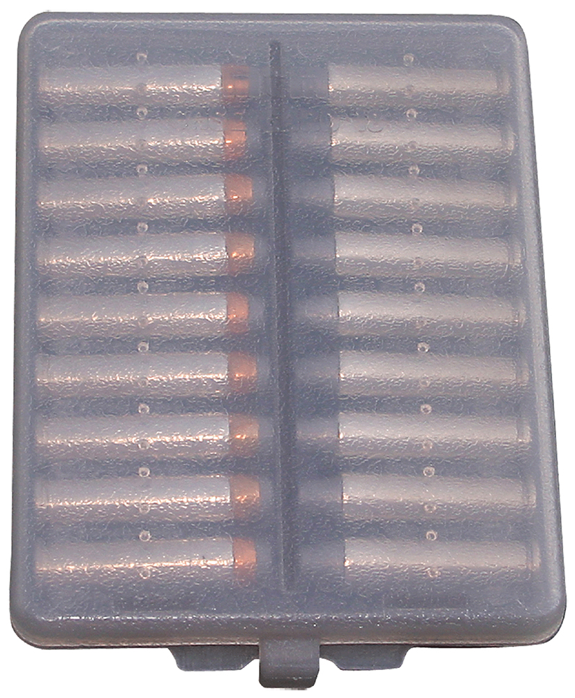 MTM Case-Gard W183841 Ammo-Wallet  Handgun Multi-Caliber 18rd Clear Smoke Polymer