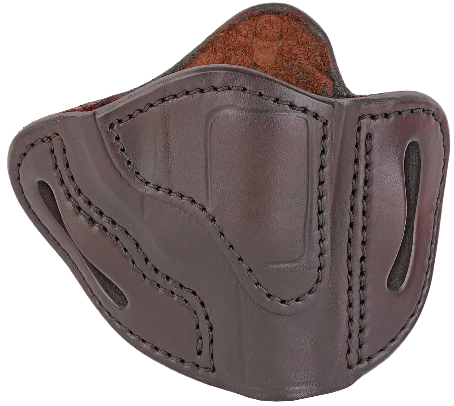 1791 Gunleather RVH1SBRR RVH1 OWB Size 01 Signature Brown Leather Belt Slide Fits S&W J Frame/Ruger LCR/S&W 38 Belt Up to 1.75" Wide Right Hand