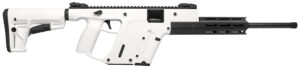 Kriss USA KV22CAP00 Vector CRB Gen2 Full Size 22 LR 10+1 Black Nitride Threaded Barrel, Alpine Cerakote Picatinny Rail Aluminum Receiver, Alpine White 6 Position Collapsible Synthetic Stock, Alpine Po
