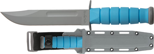 KA-BAR USSF SPACE-BAR KNIFE - 7" FINE EDGE W/SHEATH BLK/BLUE