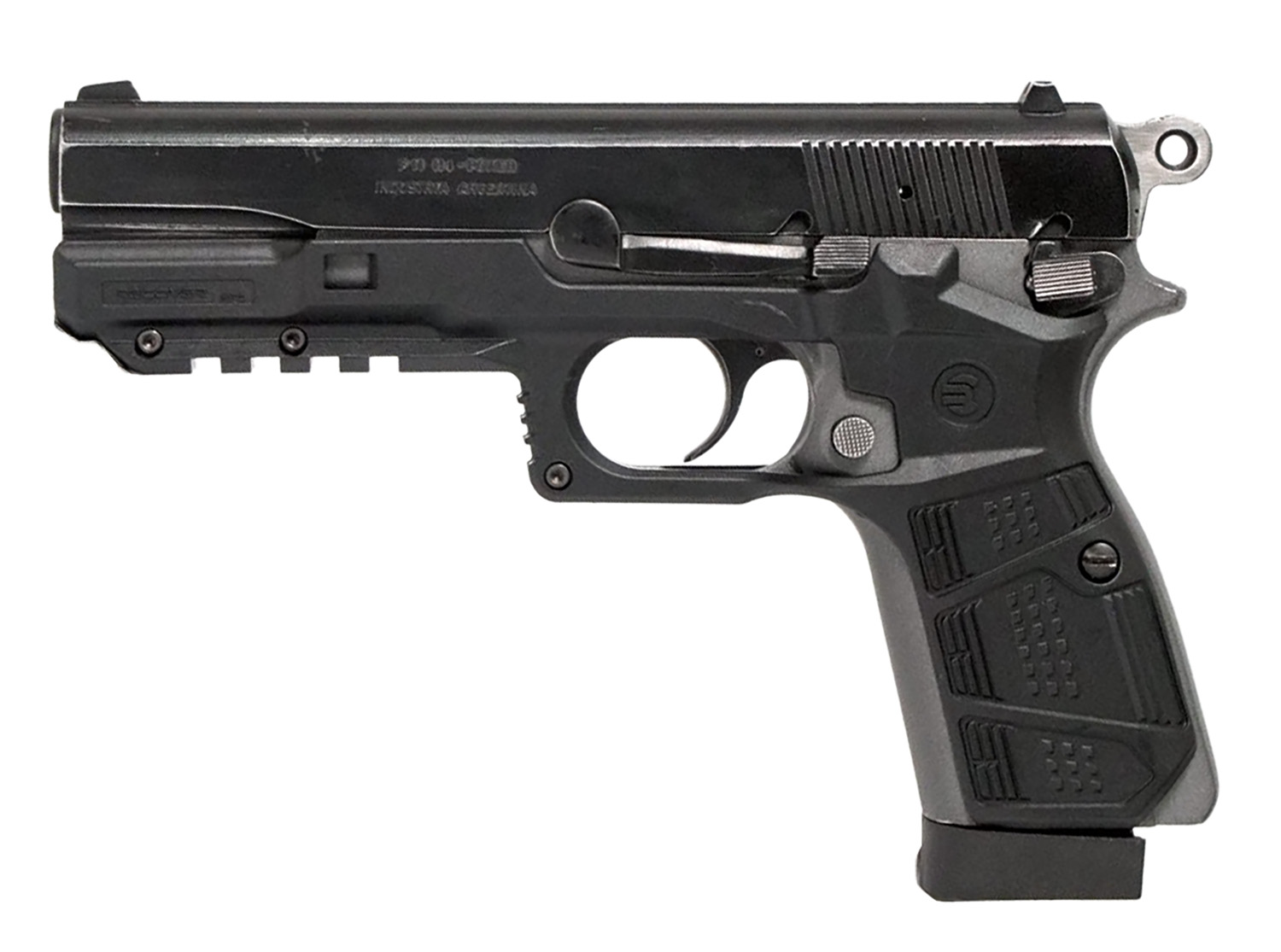 Recover Tactical HPC01 Grip & Rail System Black Polymer Picatinny for Browning Hi-Power
