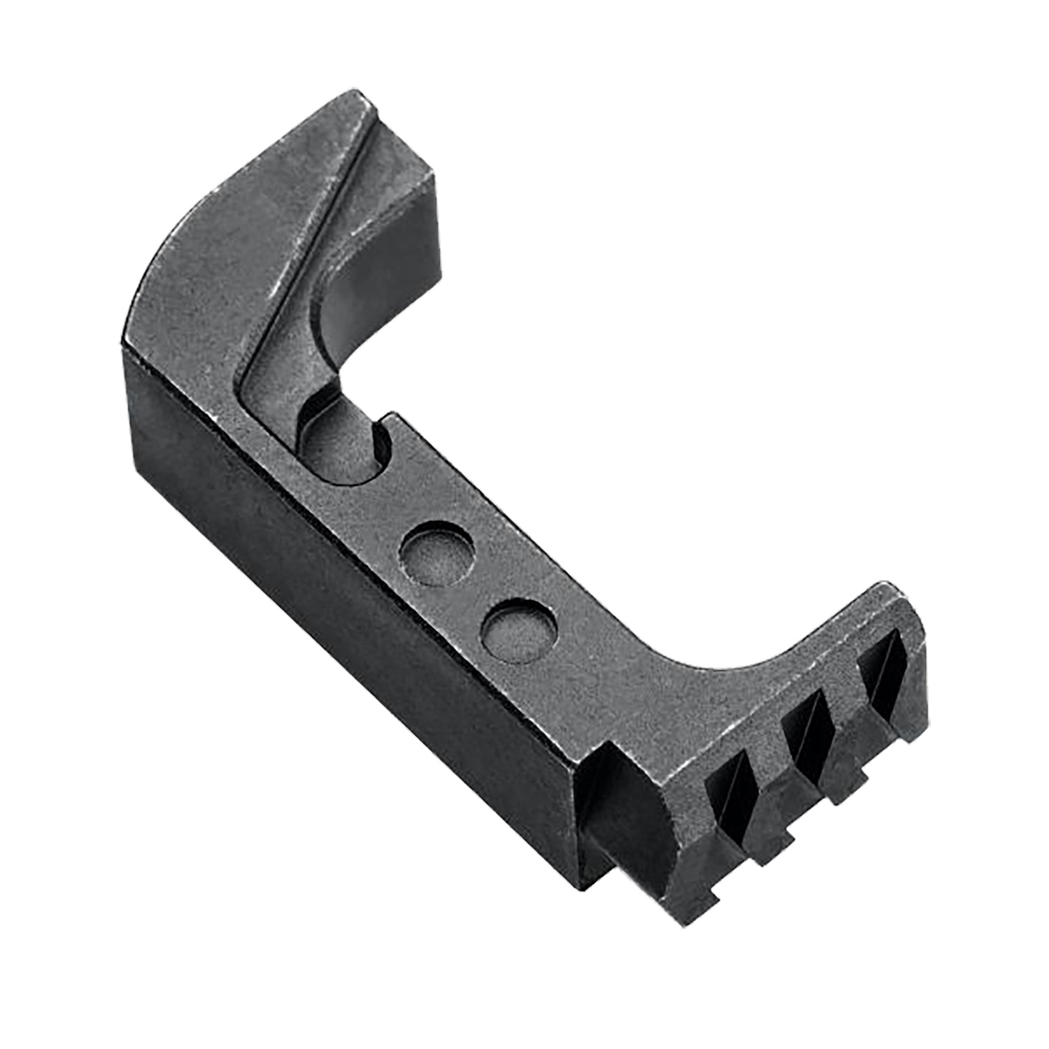 Tyrant CNC TD43X48ESTEELBLACK Extended Magazine Release Glock 43x/48 Black Aluminum/Steel