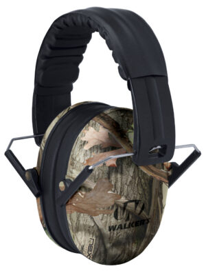 Walker's GWPFKDMCAMO Youth Passive Muff 23 dB Over the Head Next G-1 Camo/Black Polymer