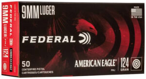 FED AMERICAN EAGLE 9MM 124GR FMJ 50/20 (2000)