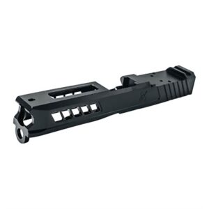 SLIDE WITH RMS CUT & COVER PLATE FOR GLOCK 43 BLACK DLC