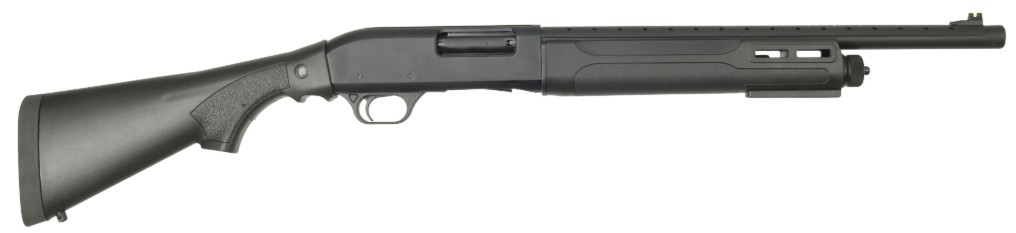 TSP 12 Pump 12Ga 18.5" FO D&T Blk/Syn 4-rd
