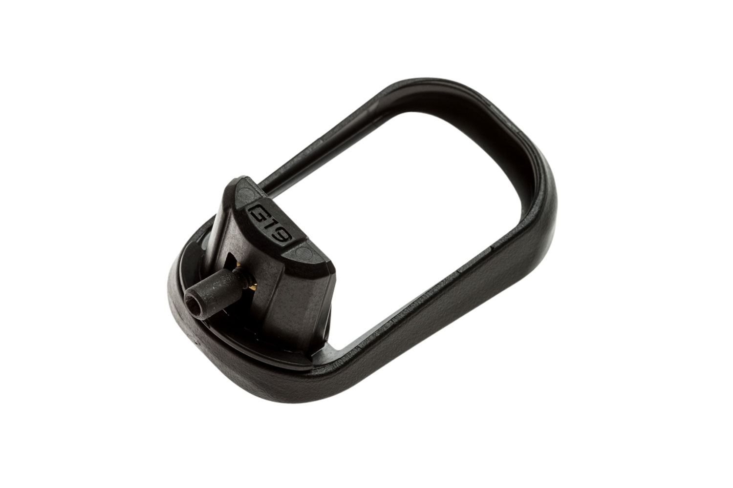 Reptilia LLC 100005 BlackHole Mag Well Compatible w/Glock Gen3-4 19/23, Polymer80 PF940C, Black Polymer