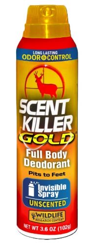 WRC DEORDORANT SPRAY SCENT - KILLER GOLD 3.6OZ SPRAY