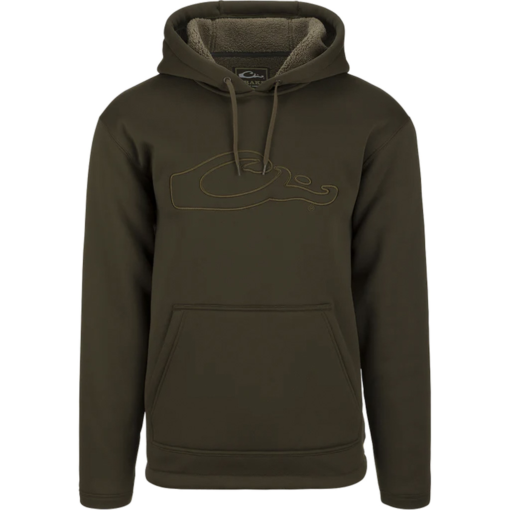 Drake Silencer Hoodie Green Timber Medium