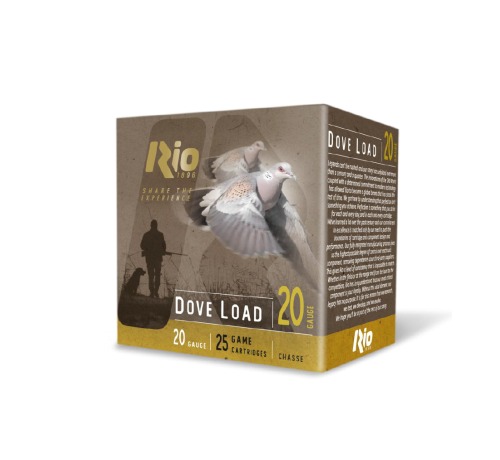 RIO RDL2075    DOVE LOAD 20G  2-3/4  7.5     25/10