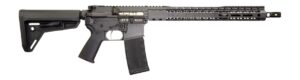 Black Rain Ordnance SSP300BLKSMK SSP  300 Blackout 30+1 16" Black Nitride Threaded Barrel, Smoke Cerakote Aluminum Receiver w/Picatinny Rail, Magpul MOE SL Black Polymer Stock, Black Magpul Grip